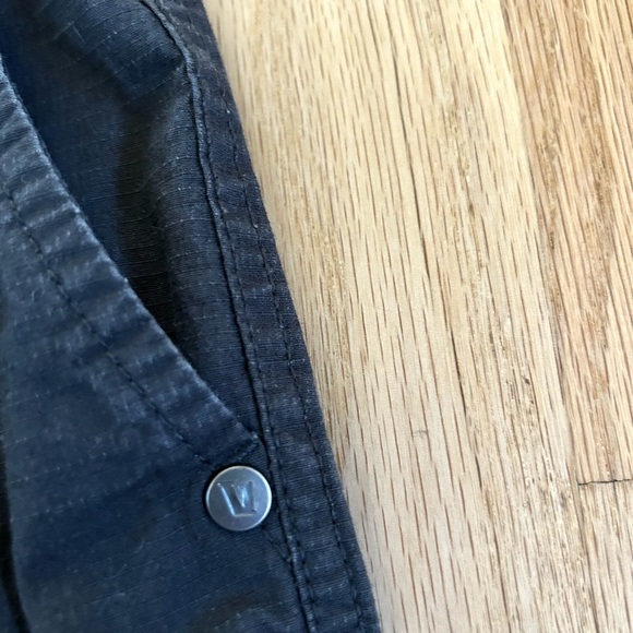 VUORI ripstop pant organic cotton straight leg dark gray charcoal women’s size S - Picture 8 of 13
